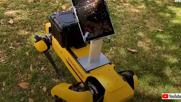 犬型ロボット「スポット」でホームレスの検温をするハワイ警察が物議を醸す