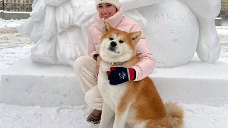 こんなに大きくなりました！ザギトワさんの愛犬「マサル」の今の姿