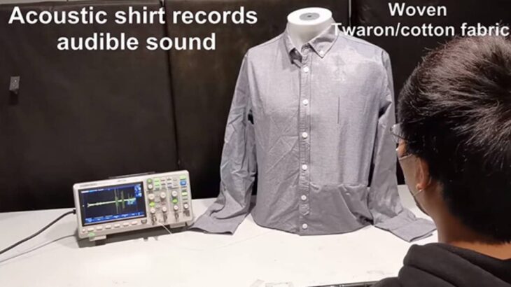 ドラえもんの道具かな？電話やスピーカー代わりになる「音響服」