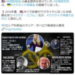 【プロパガンダ】ロシア大使館さん、陰謀論者特有の相関図みたいなやつを作り始めてしまう…