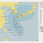 【蒸し暑い】台風4号（アイレー）が発生！日本列島に上陸か？今後の進路に注意