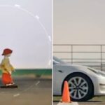 自動運転機能の危険性を啓蒙する動画が怖すぎ。子供の人形が何度もひかれまくる