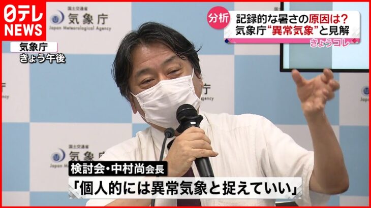 【高温】気象庁「6月下旬から7月初旬の記録的猛暑は異常気象だった」