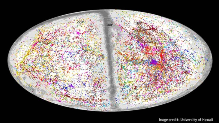 過去最大の宇宙地図によって宇宙の膨張速度を測定。326万光年あたり毎秒75km