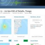 【南太平洋】トンガ諸島で「M7.3」の地震発生