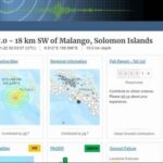 【連動】南太平洋ソロモン諸島で「M7.0」の地震発生