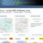 イラン北西部で「M5.9」の地震発生…負傷者300人以上