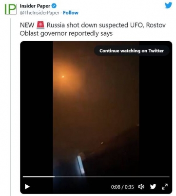 【動画あり】ロシア軍が「ＵＦＯ」を撃墜したと発表…オレンジ色に発光する謎の球形物体に対空ミサイル発射