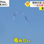 まるで「一反木綿？」正体不明の飛行物体が熊本・益城町上空に…12年前にも似た物体が目撃される！