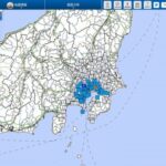 【首都圏】東京で最大震度3の地震発生 M4.1 震源地は千葉県北西部 深さ70km