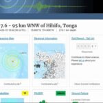 【海底火山】トンガで「M7.6」の地震が発生していた模様